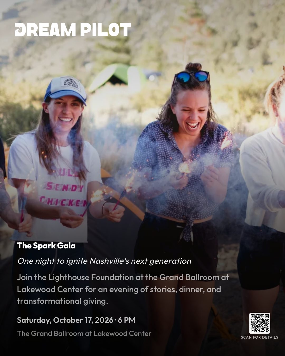 A gala sponsorship packet generated by Dream Pilot