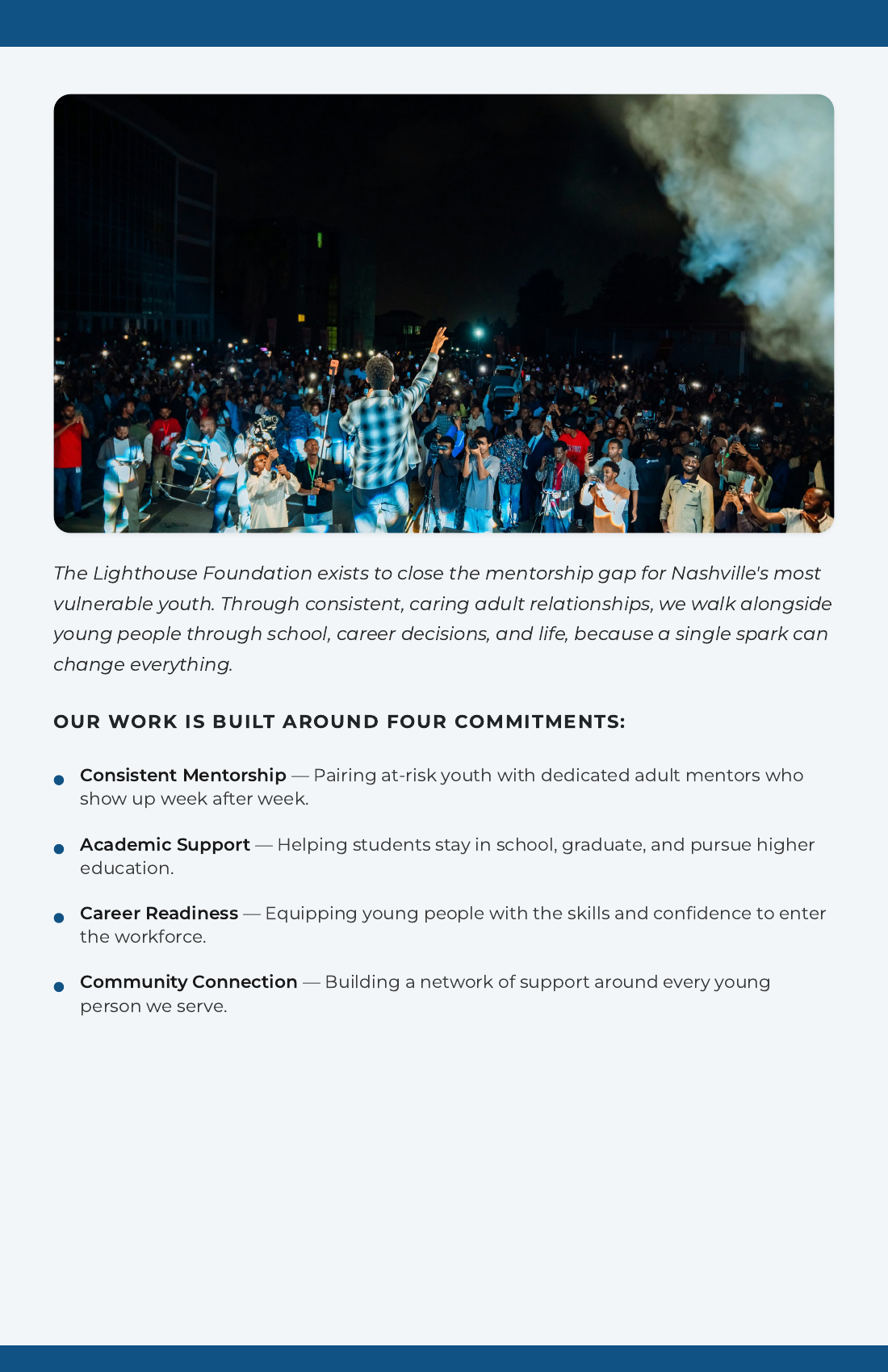 Brochure inside left