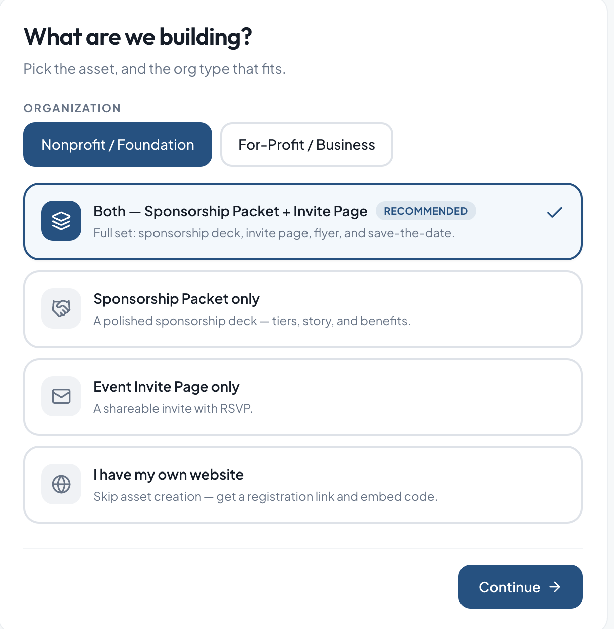 What are we building?
